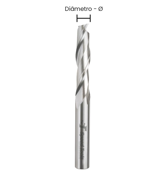 FRESA HSS DIN 844 2C - Ø18 mm LONGA - Imagem 2