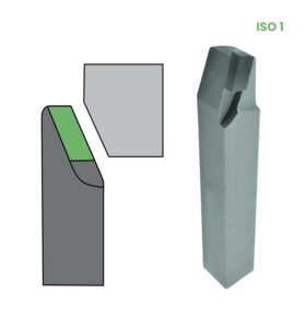 FERRAMENTA SOLDADA ISO 1 - ■32x32 mm