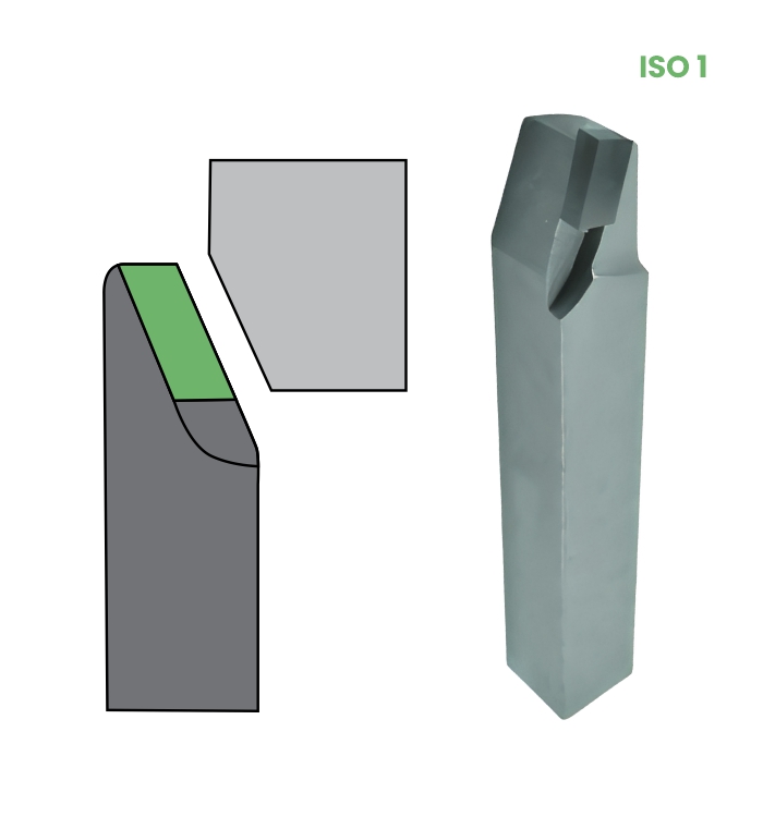 FERRAMENTA SOLDADA ISO 1 - ■10x10 mm