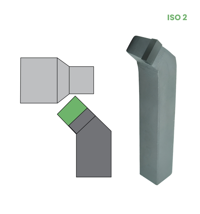 FERRAMENTA SOLDADA ISO 2 - ■8x8 mm