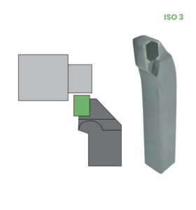 FERRAMENTA SOLDADA ISO 3 - ■32x32 mm