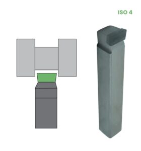 FERRAMENTA SOLDADA ISO 4 - ■20x20 mm