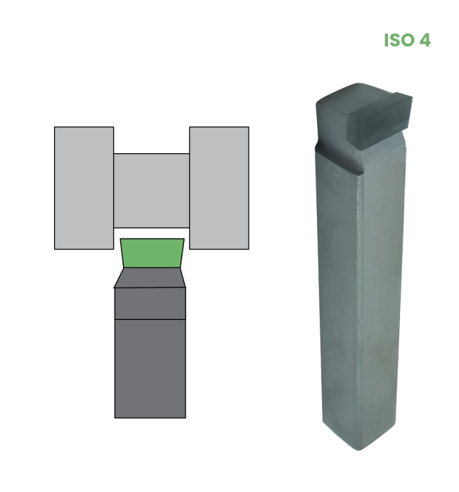 FERRAMENTA SOLDADA ISO 4 - ■20x20 mm