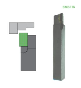 FERRAMENTA SOLDADA SMS 116 - ■25x25 mm
