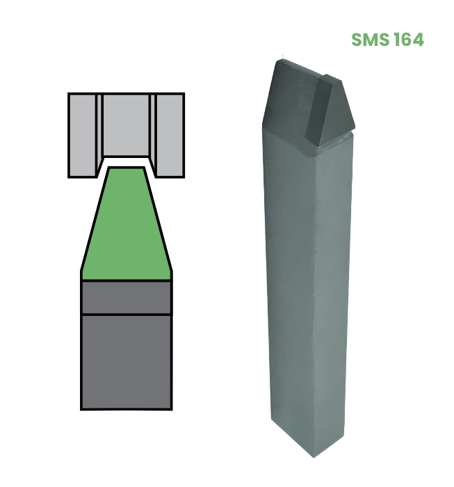 FERRAMENTA SOLDADA SMS 164 - ■20x20 mm